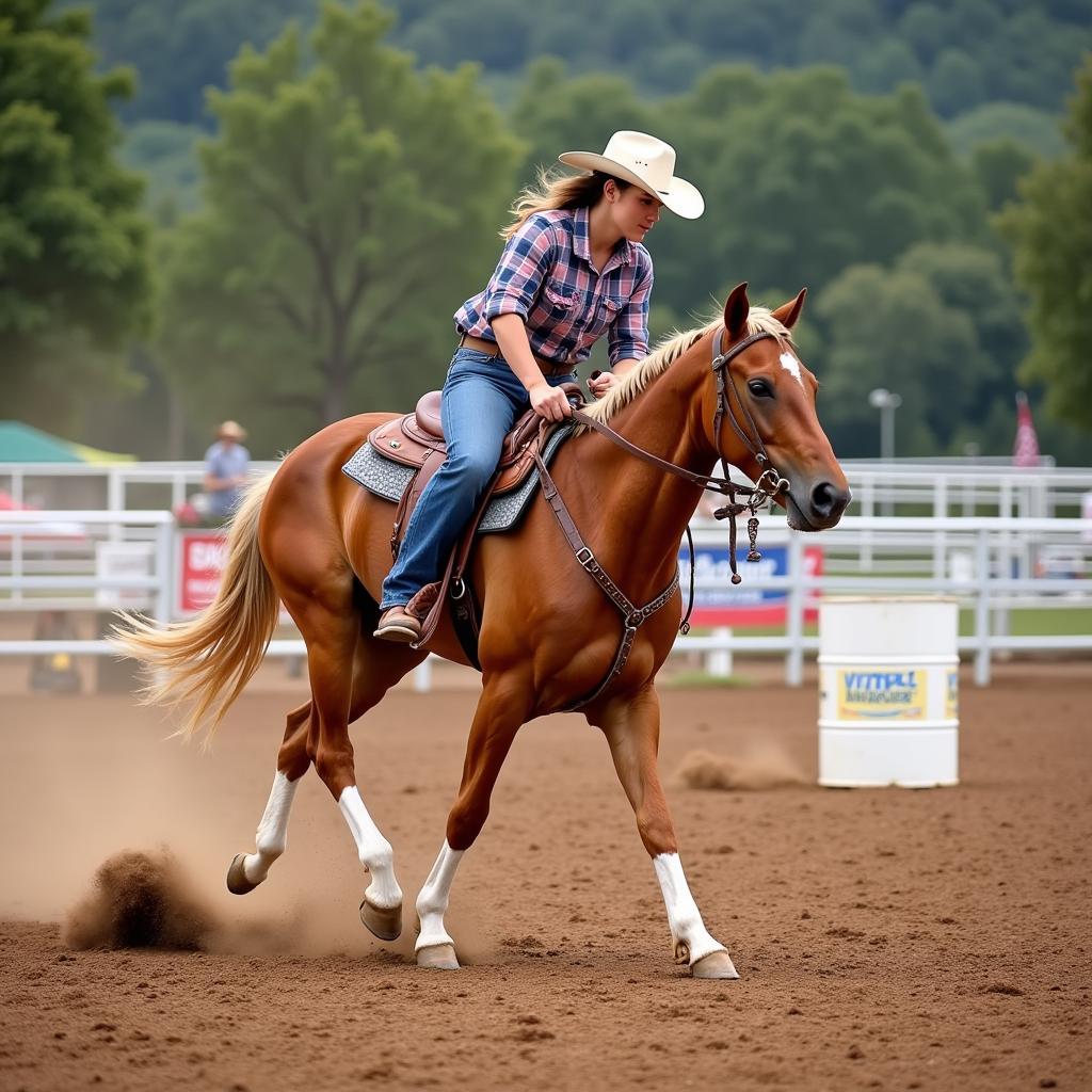 Frenchmans Guy Horse and Rider Training for Barrel Racing