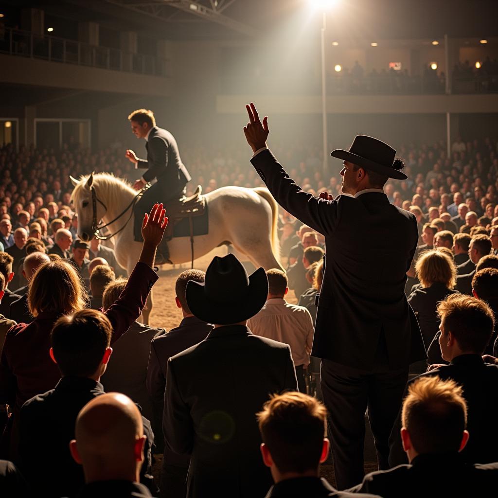 Bidding at a Gaited Horse Auction