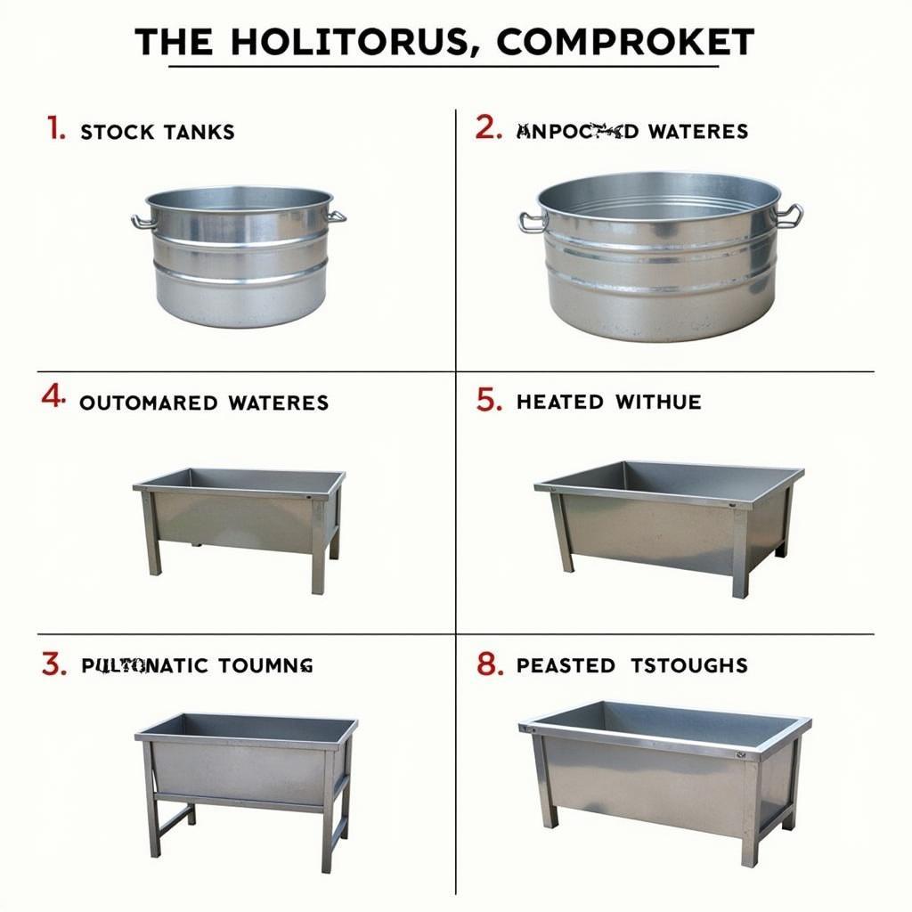 Types of Galvanized Horse Troughs