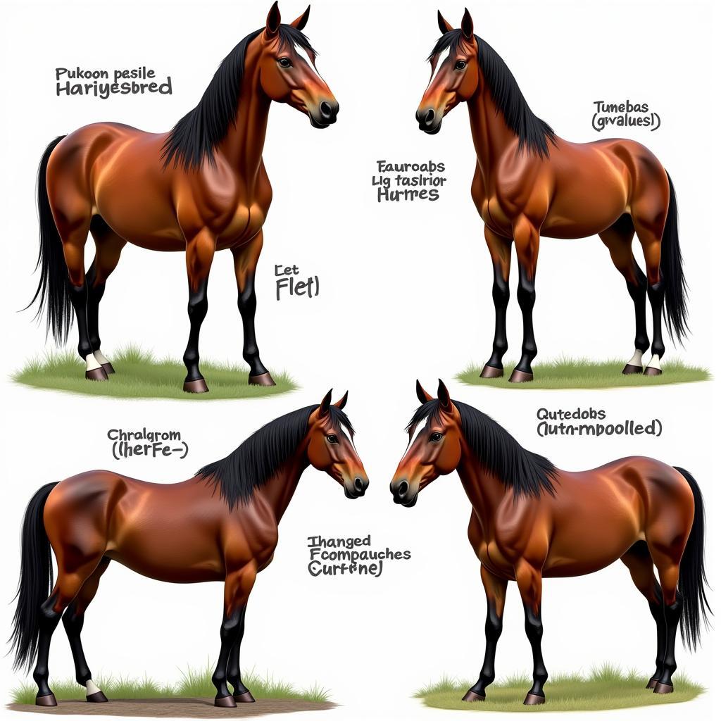 Various Gaming Horse Breeds