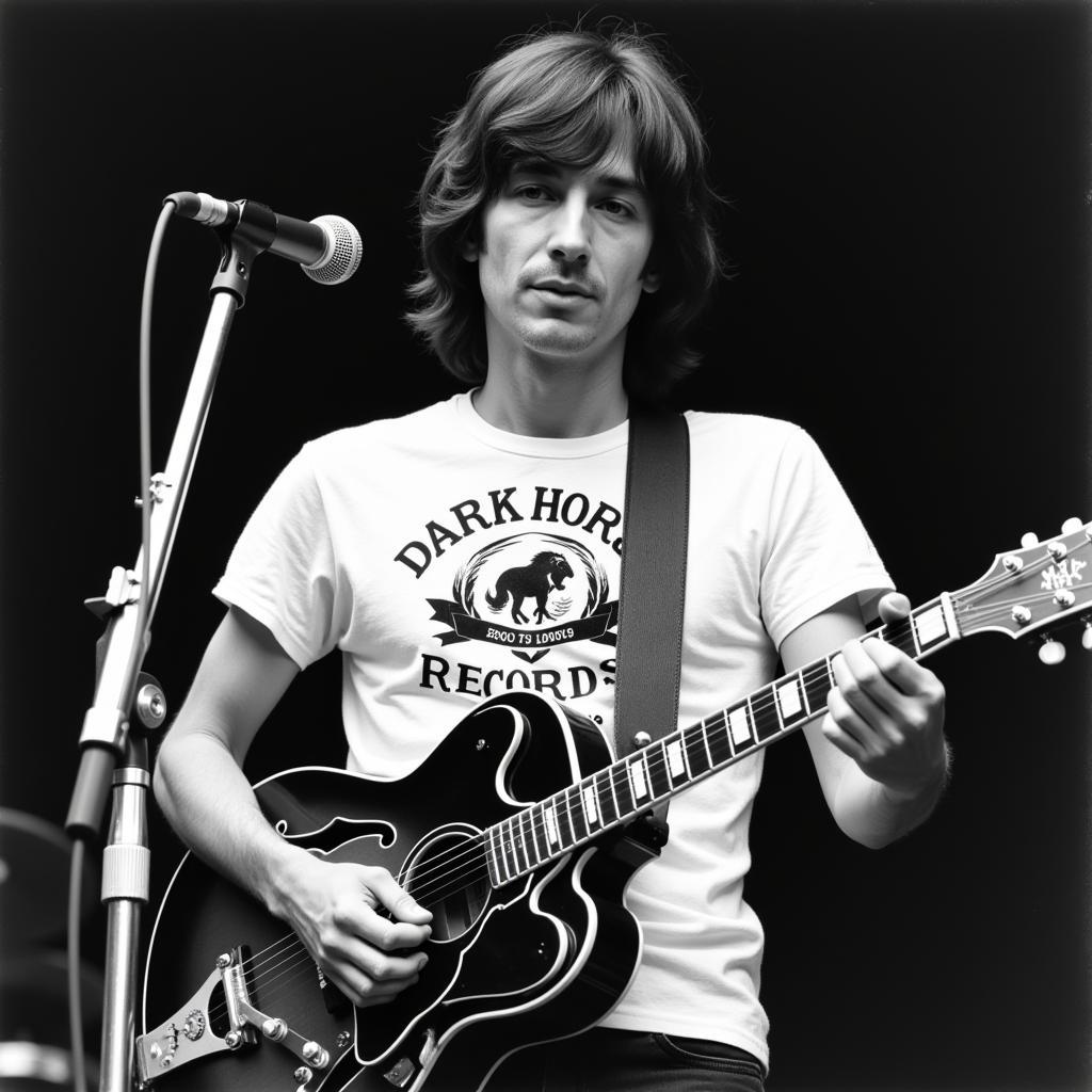 George Harrison in Dark Horse T-Shirt