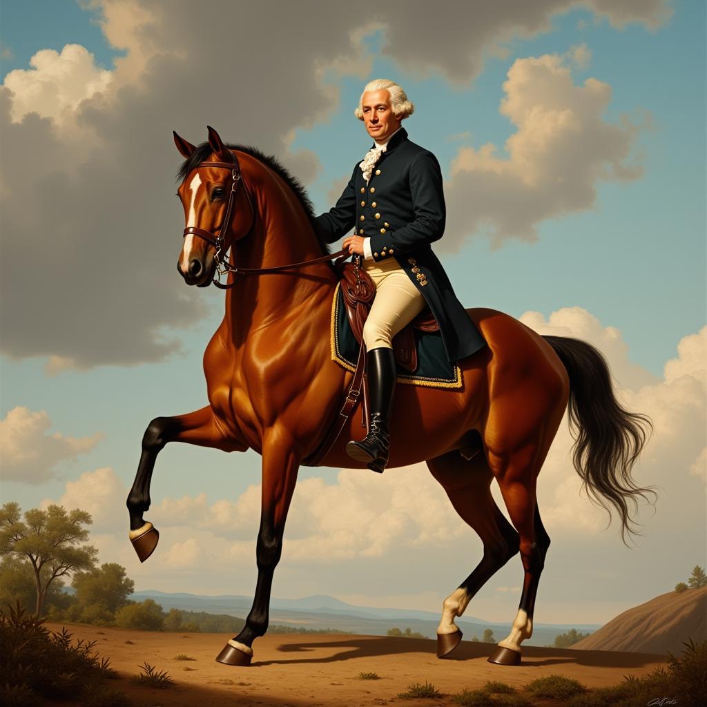 George Washington on Horseback