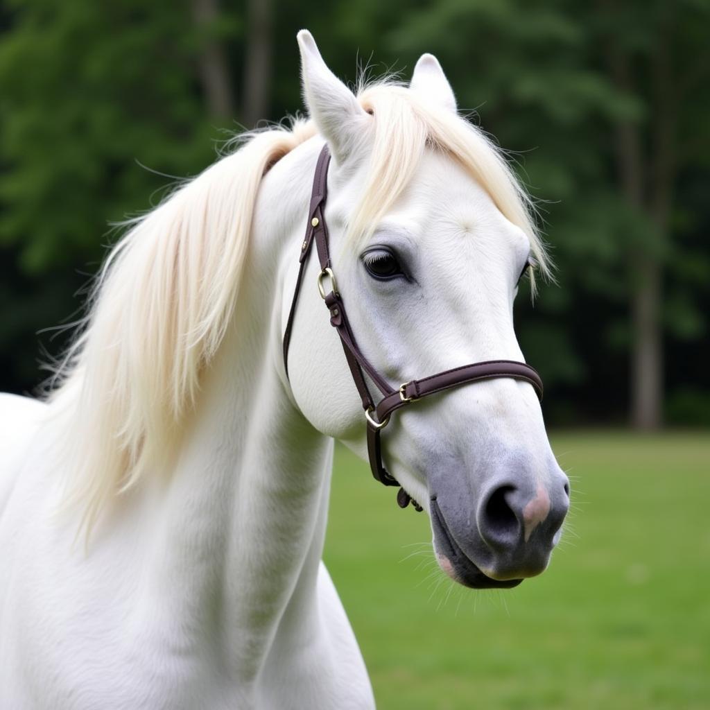 Gib White Harness Horse - Physical Characteristics