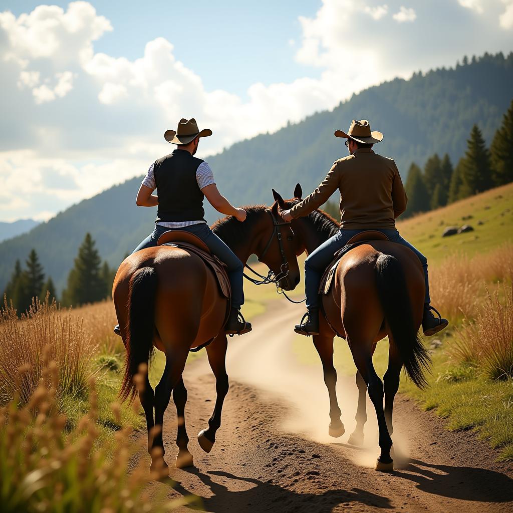 Horse and Rider Giddy Up