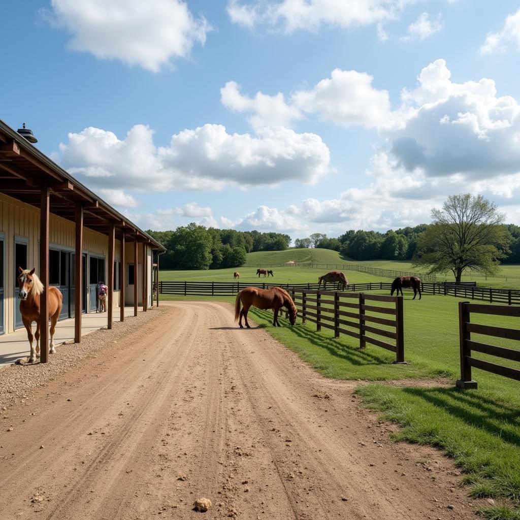 Horse boarding facility in Grand Rapids