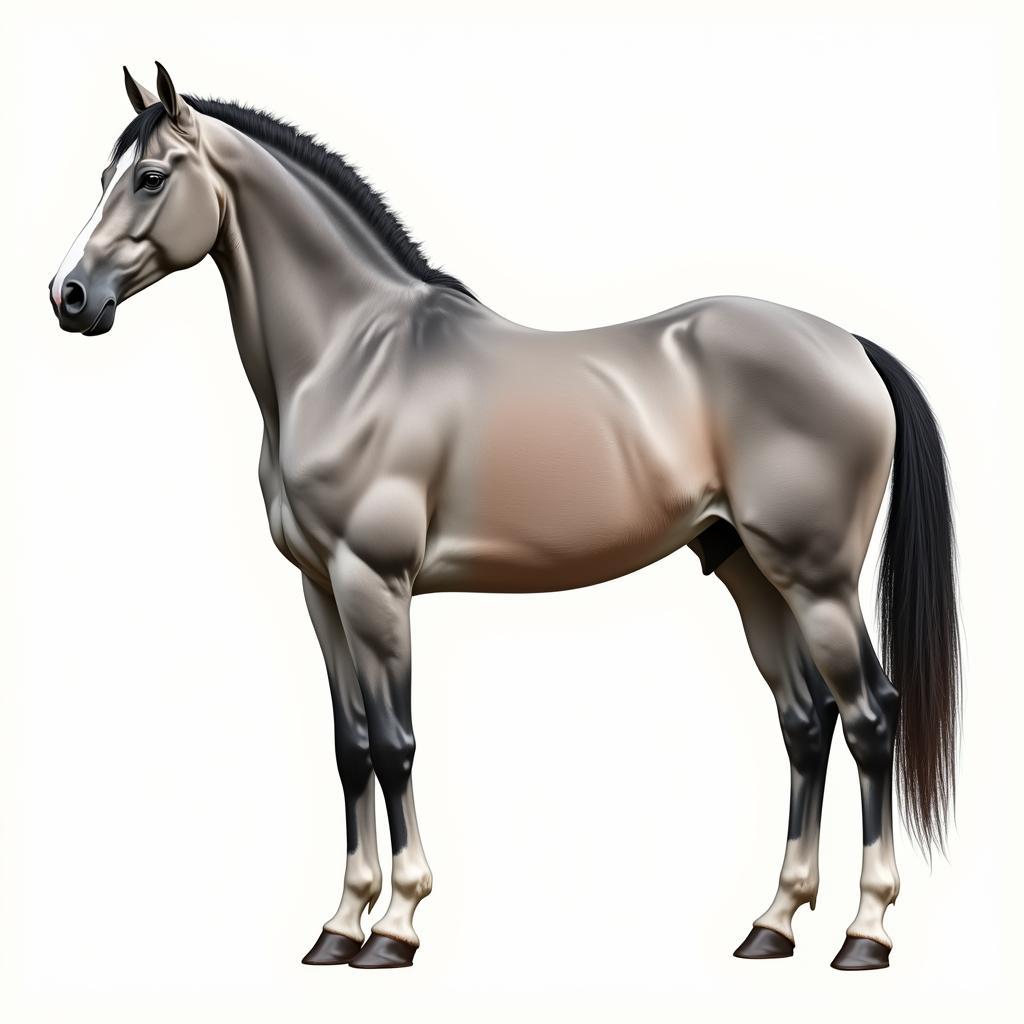 Gray Andalusian Horse Conformation