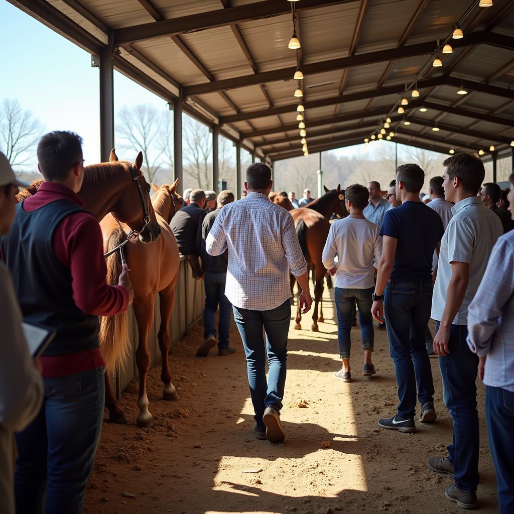 Horse auction in Greenville SC