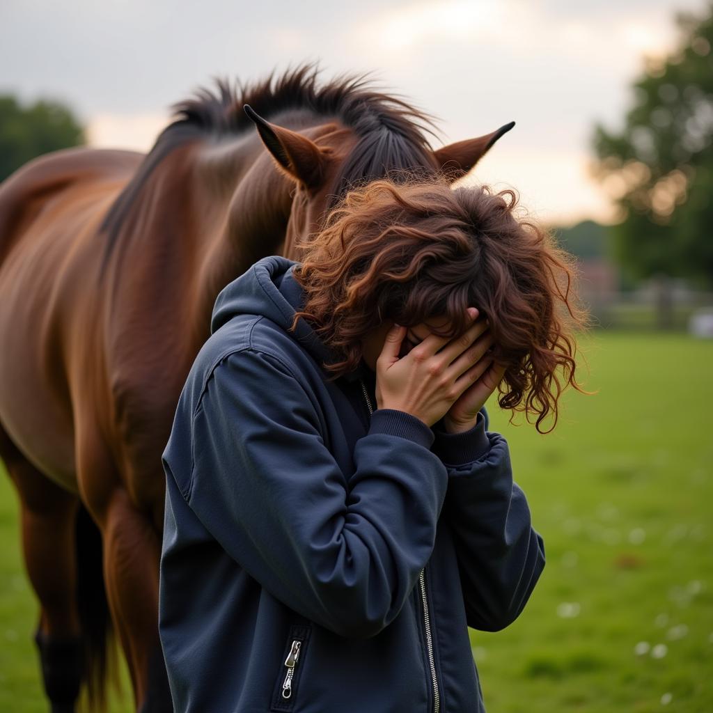 Grieving Horse Owner