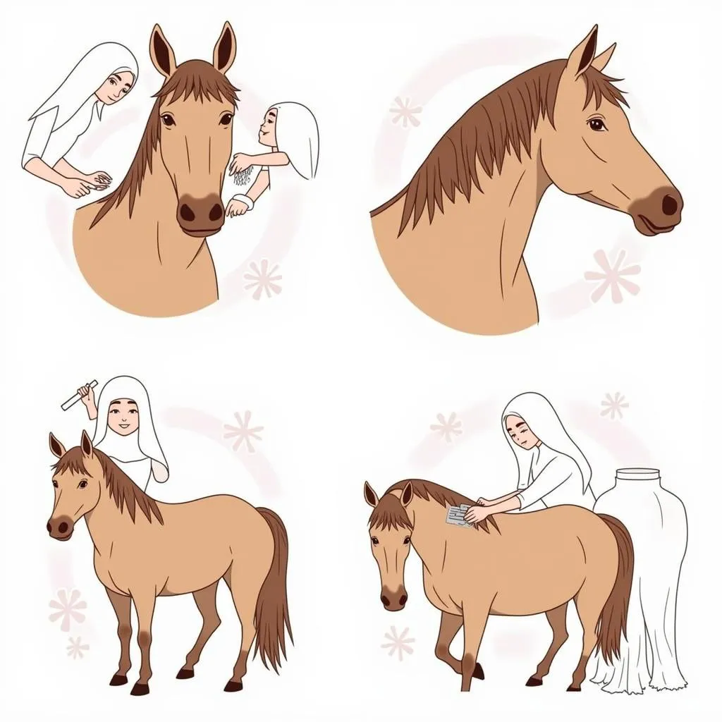 A Step-by-Step Guide to Grooming Your Horse for a Healthy Coat