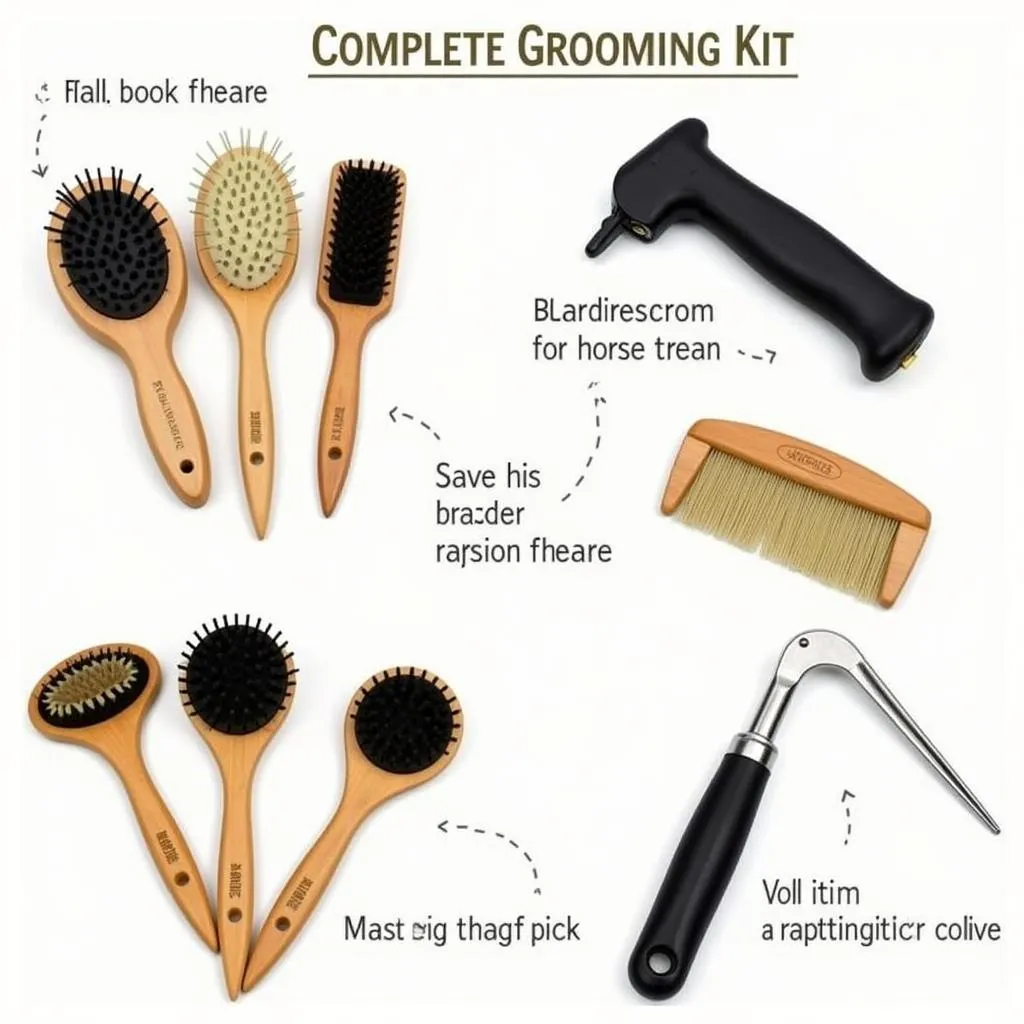 Grooming Kit - Maintaining Horse Health