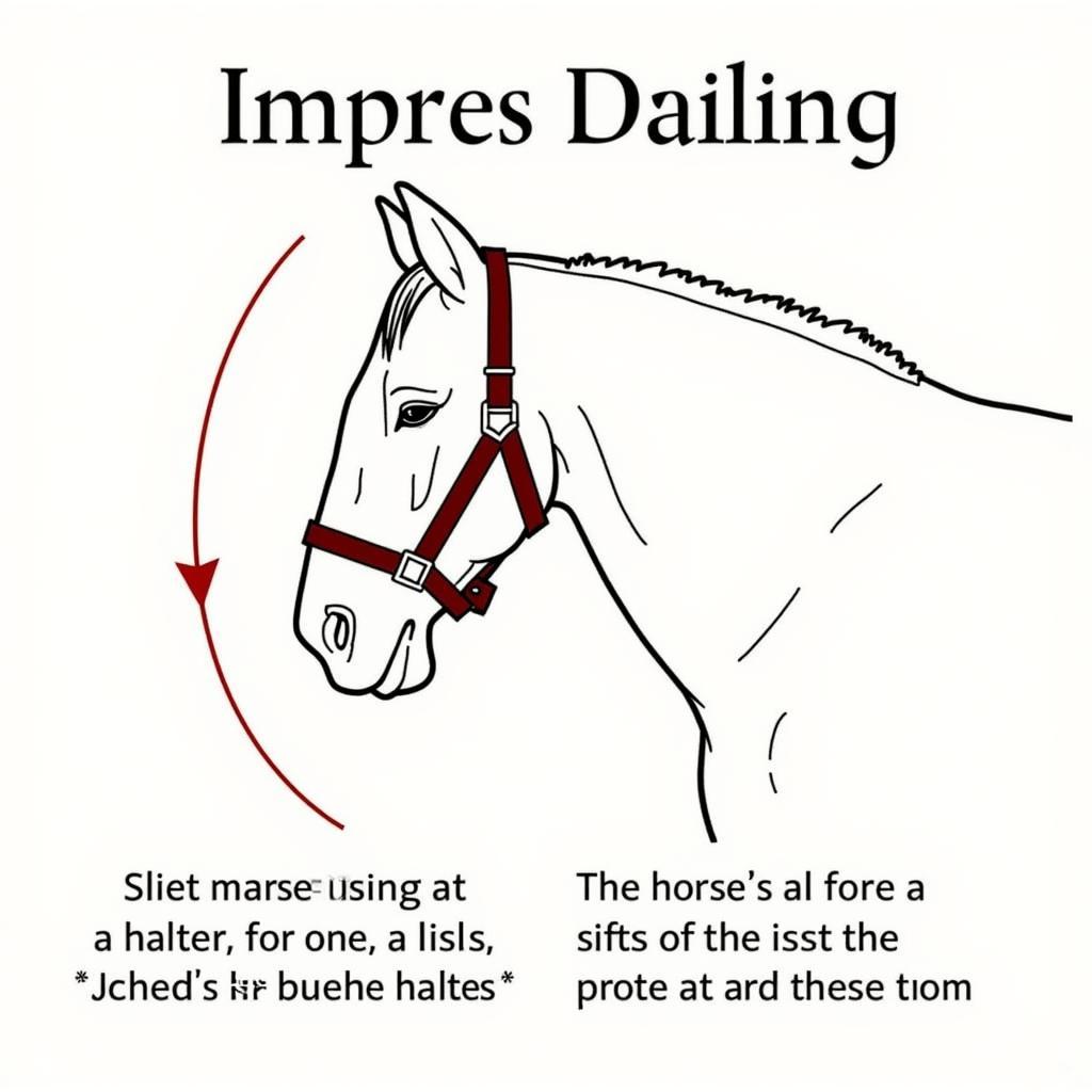 Horse Halter Fitting Guide