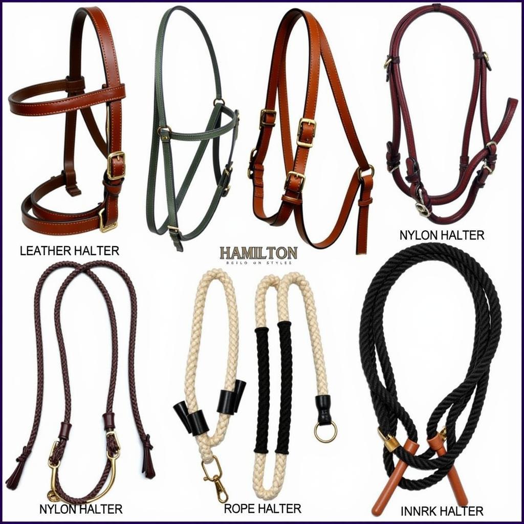 Different Types of Hamilton Horse Halters