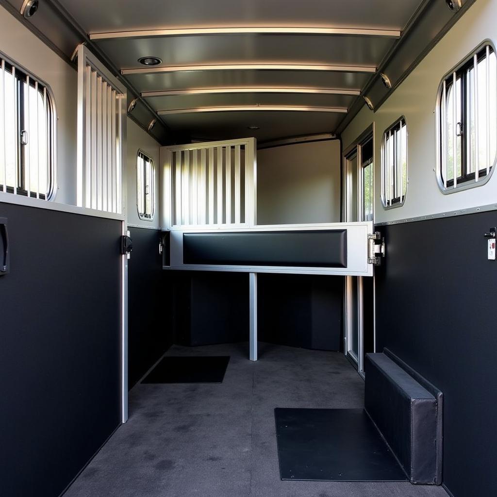 Hart Standard Horse Trailer Interior