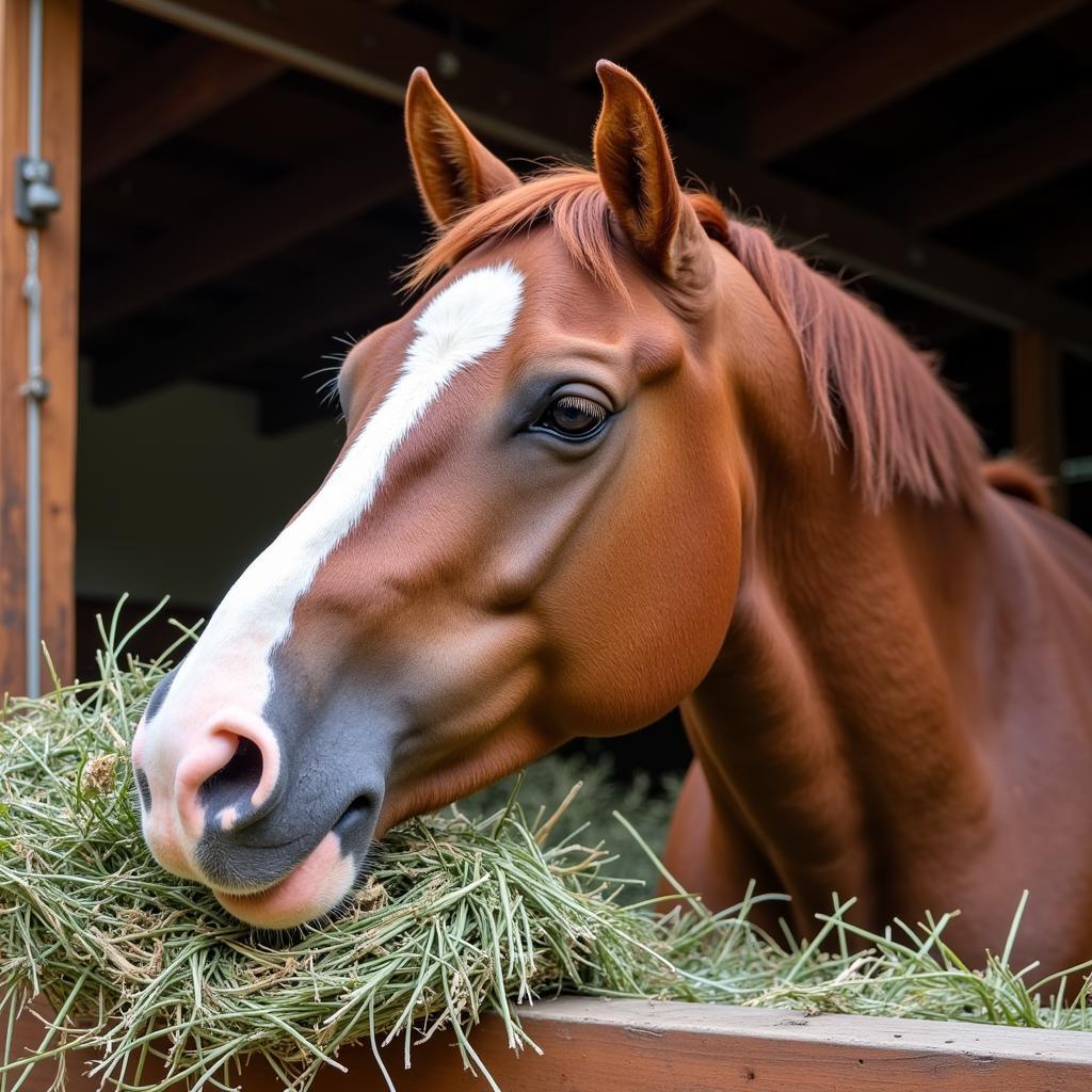 Benefits of Hay Pillows for Horses