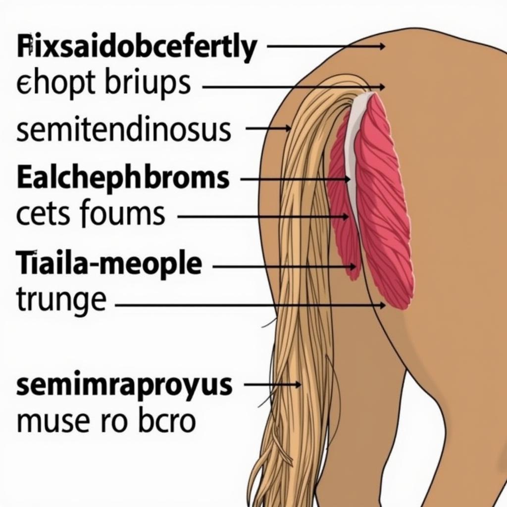 Horse Hindquarter Injection Site