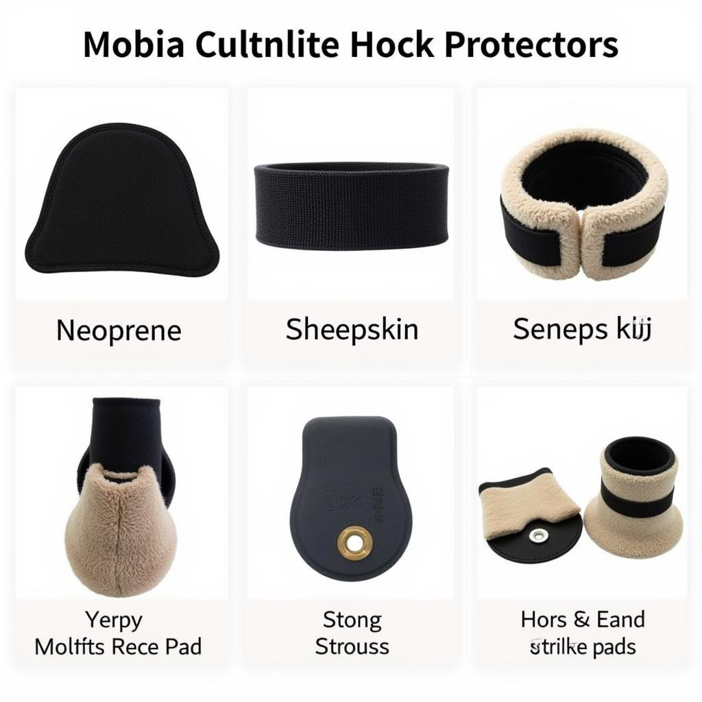 Types of Hock Protectors for Horses