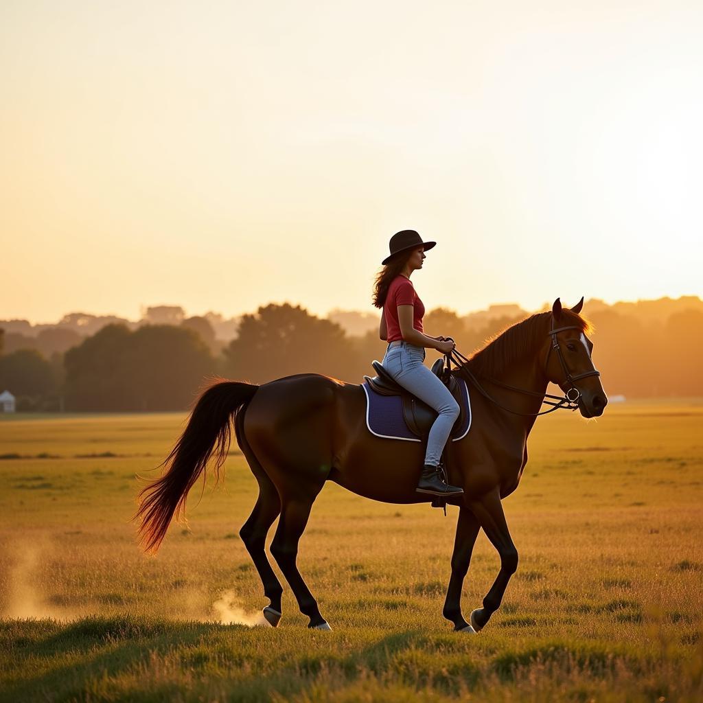 Horse and Rider Communicating Effectively