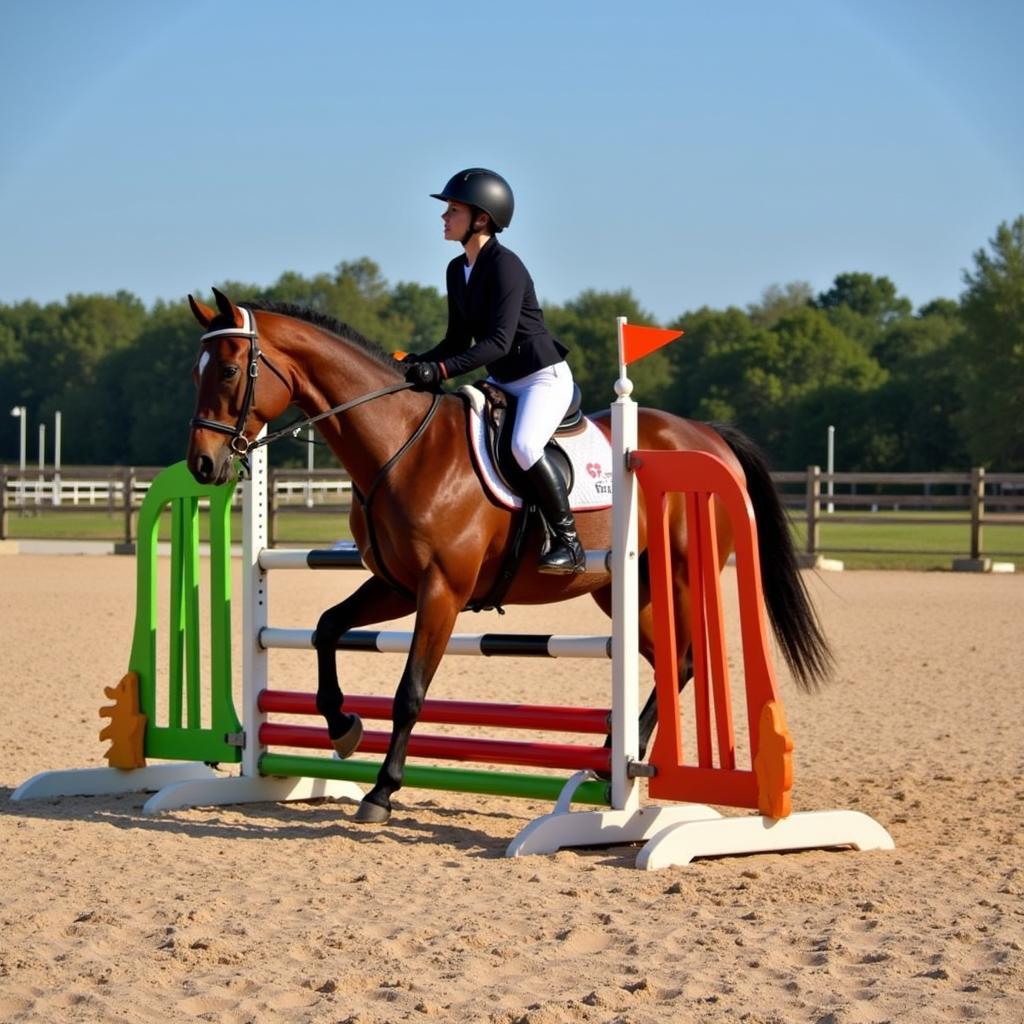 Horse and Rider Obstacle Course