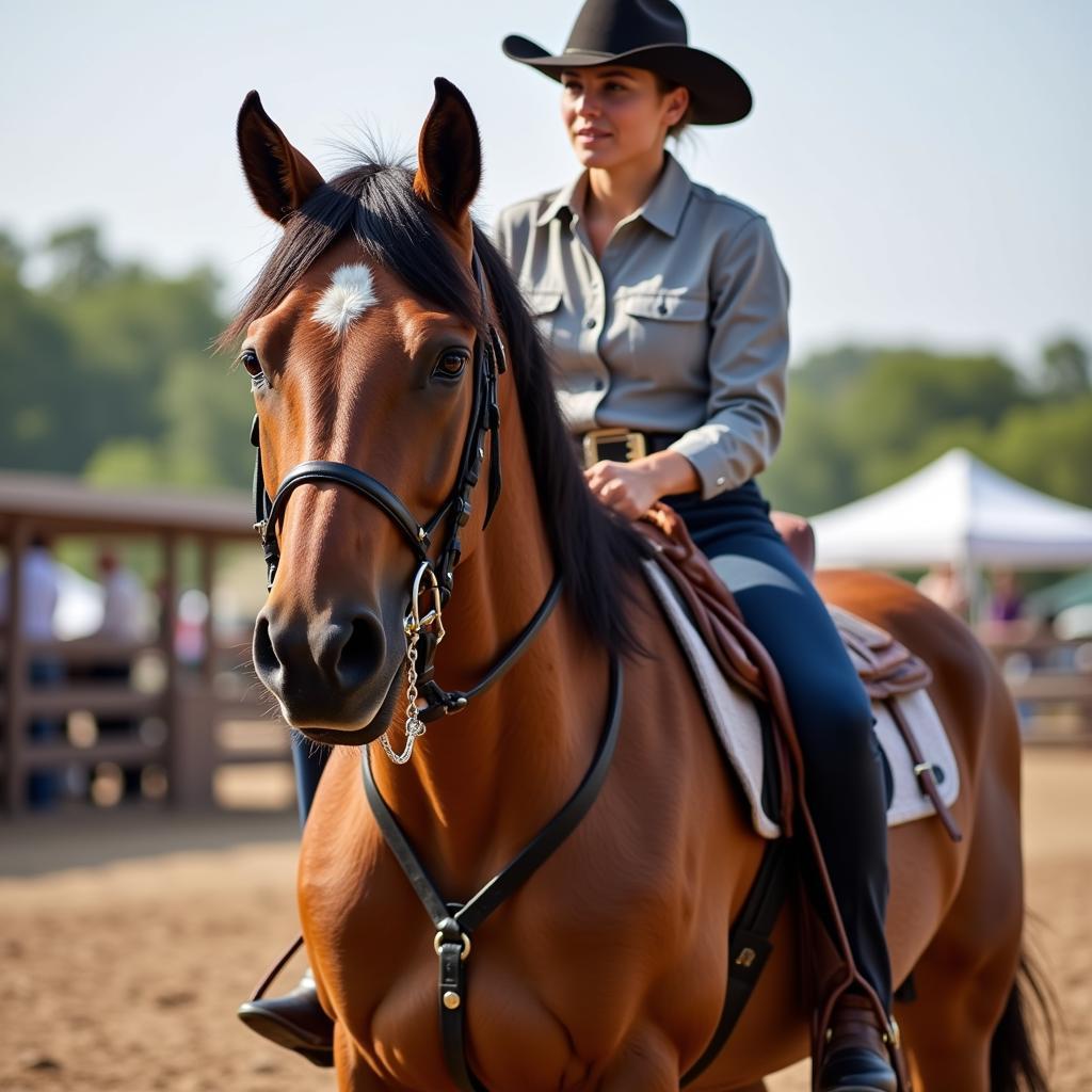 Horse and Rider Using a Curb Bit Effectively