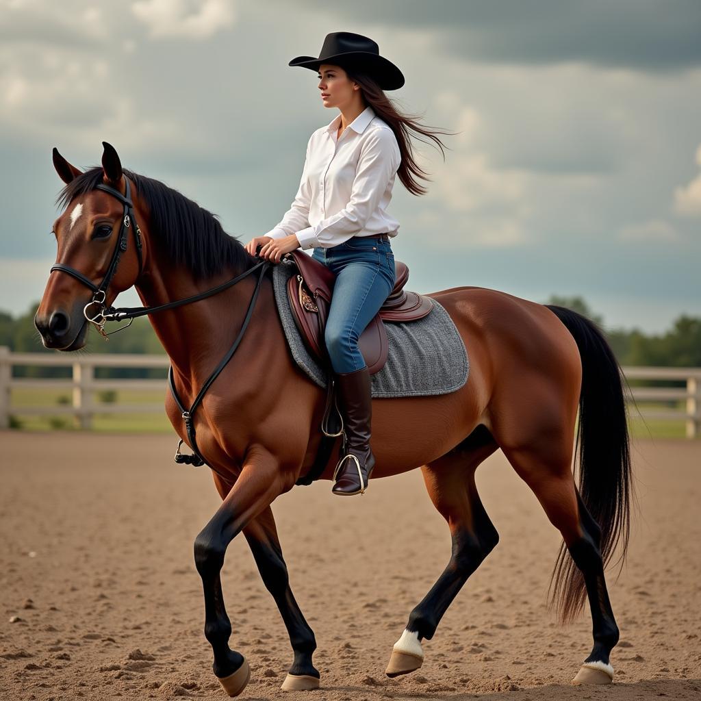 Enjoying a Ride with a Well-Fitted Saddle