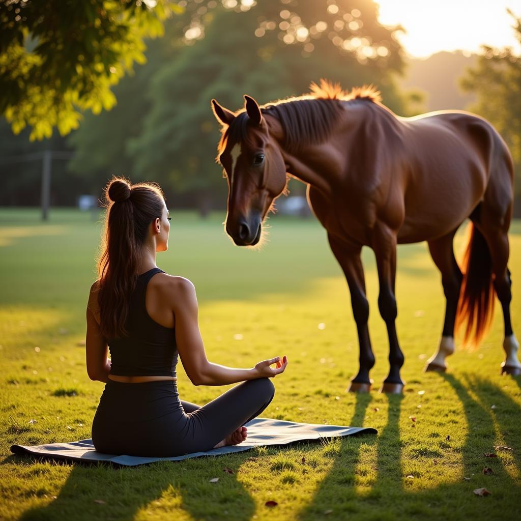 Horse and Rider Yoga