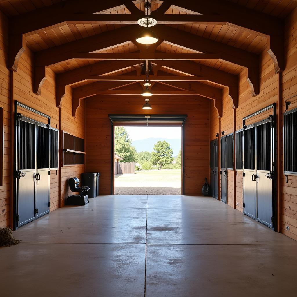 Spacious Horse Barn on Prescott Property