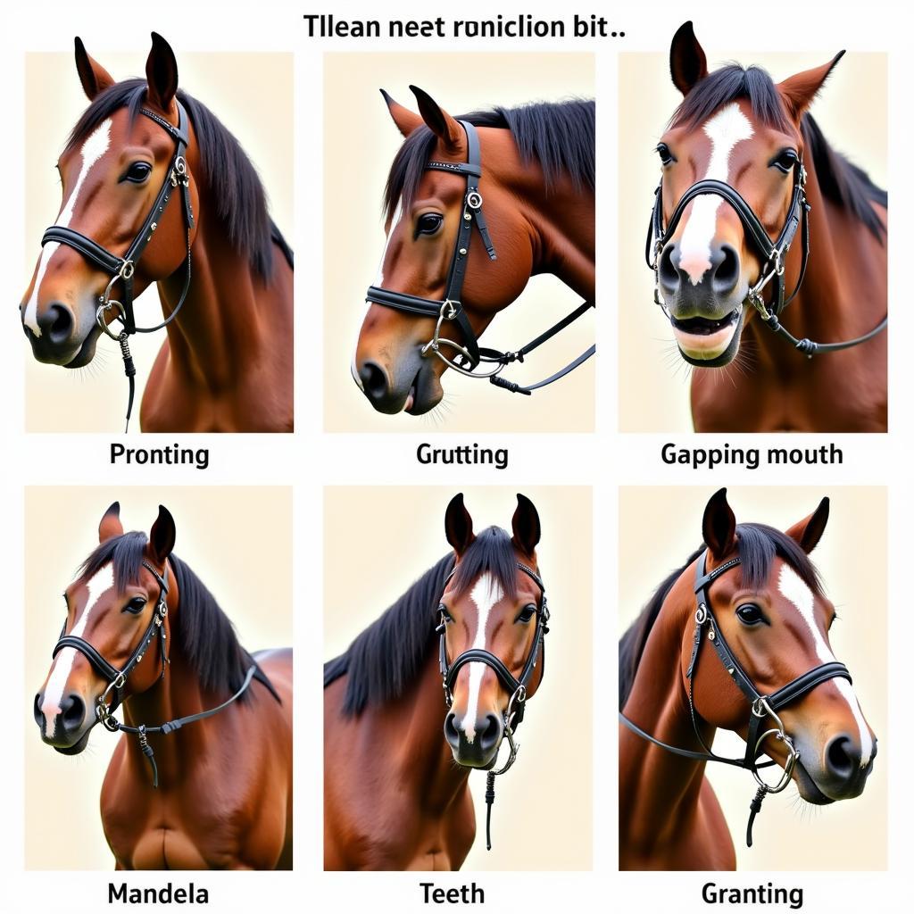 Signs of Bitting Problems in Horses