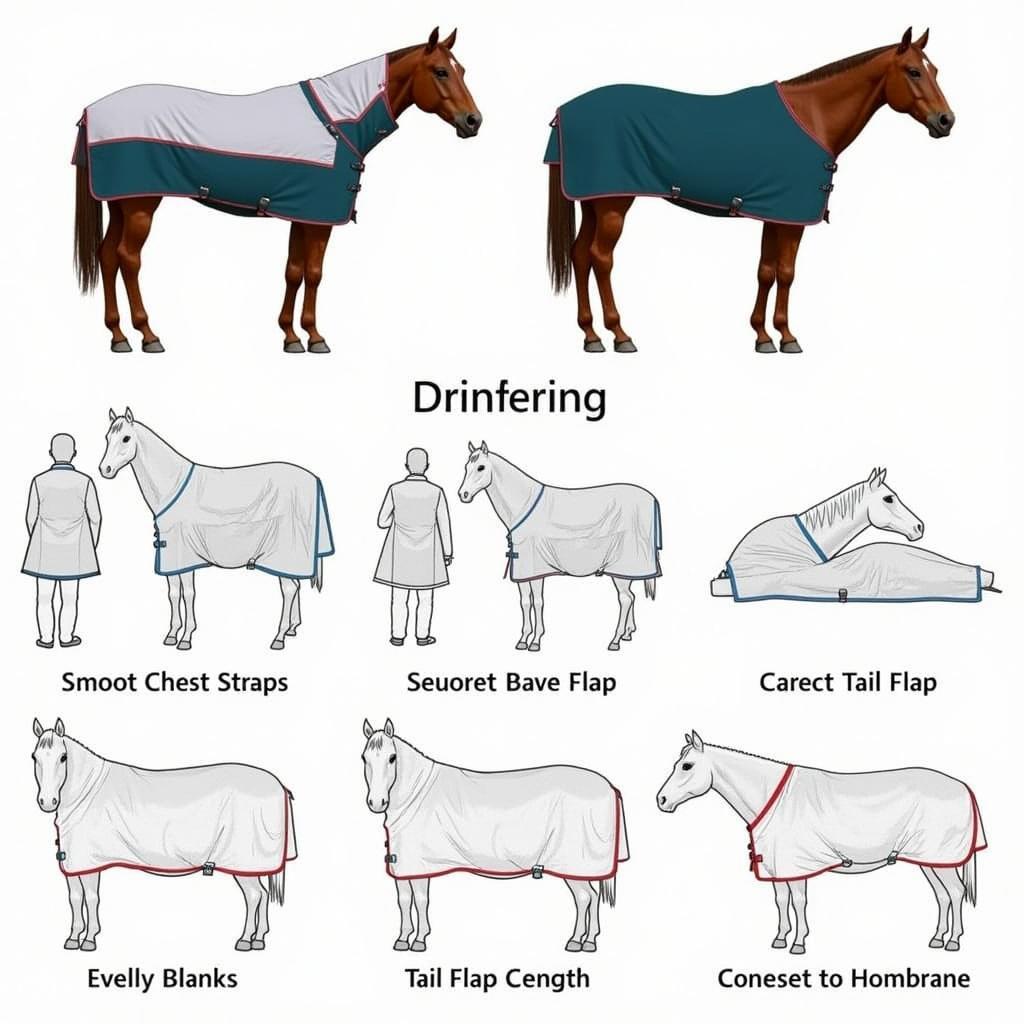 Checking the Fit of a Horse Blanket