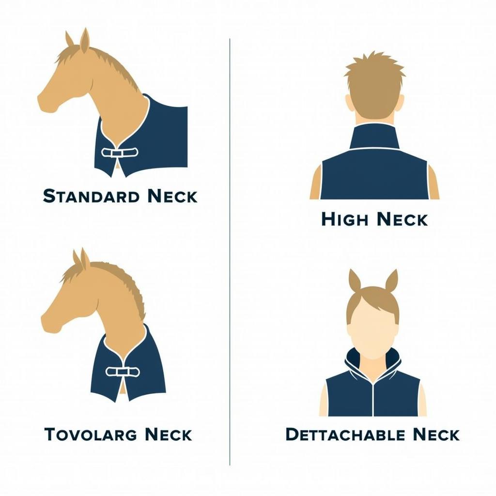 Horse Blanket Neck Styles