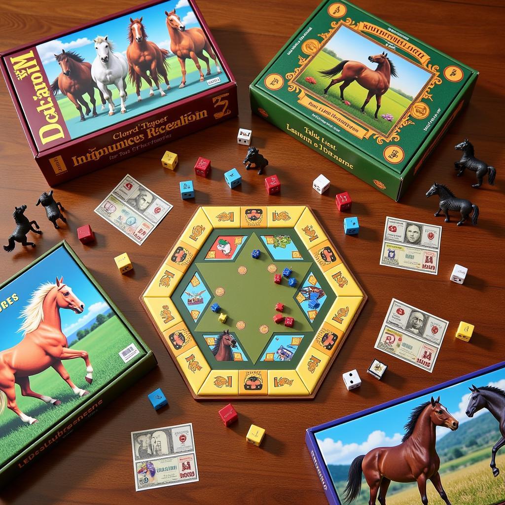 Collection of Horse Board Games