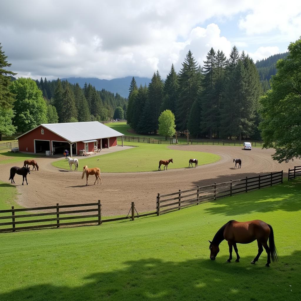 Horse Boarding Facility in Olympia, WA