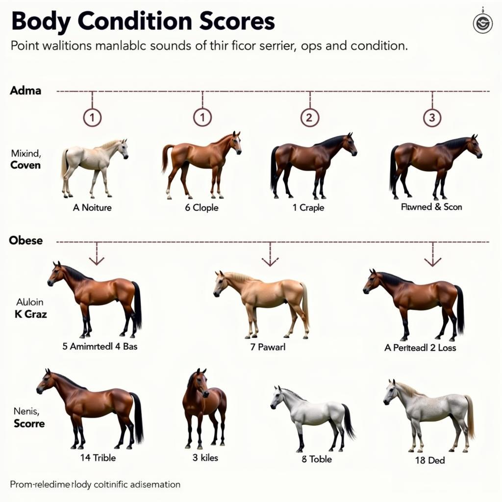 Horse Body Condition Score Chart