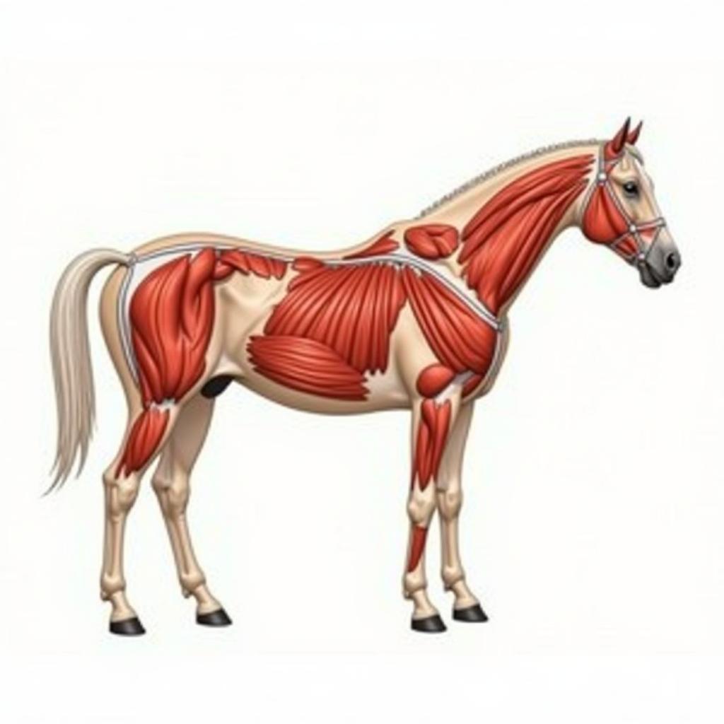 Horse Bowing Anatomy