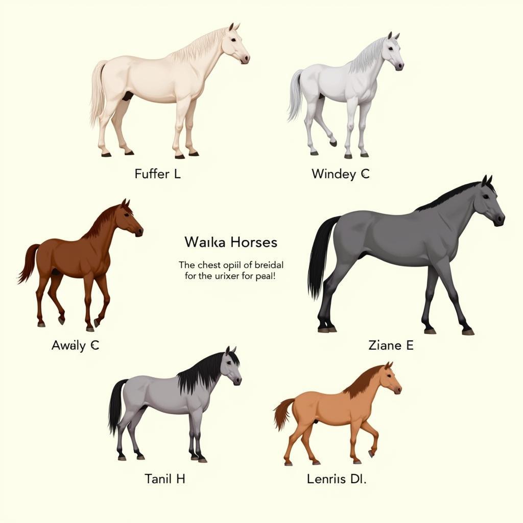 Various horse breeds and their suitable disciplines