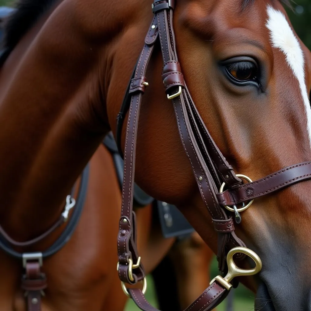 Horse Bridle and Reins