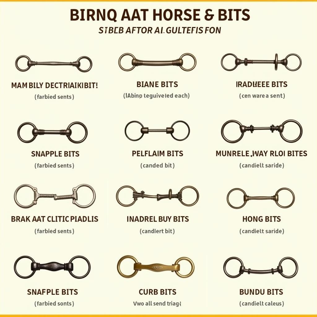 Various Horse Bits