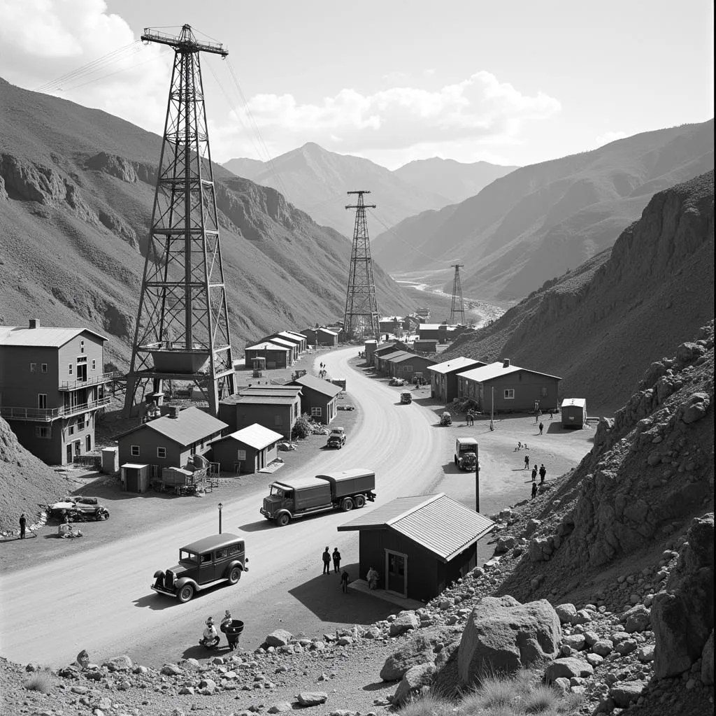 Horse Canyon Mine during its Boom Period