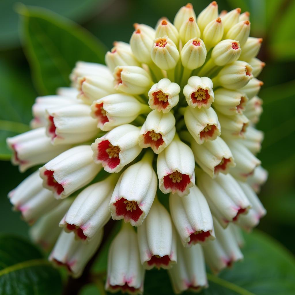 Horse Chestnut Tree Flowers Close Up