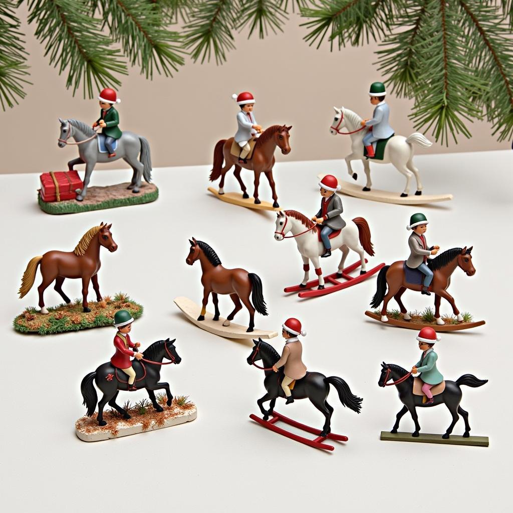 Popular themes for horse Christmas tree toppers