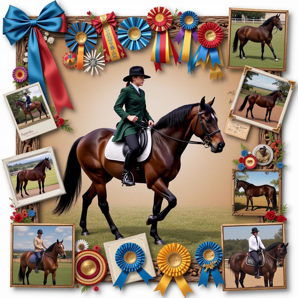 Horse Collage Themes Inspiration