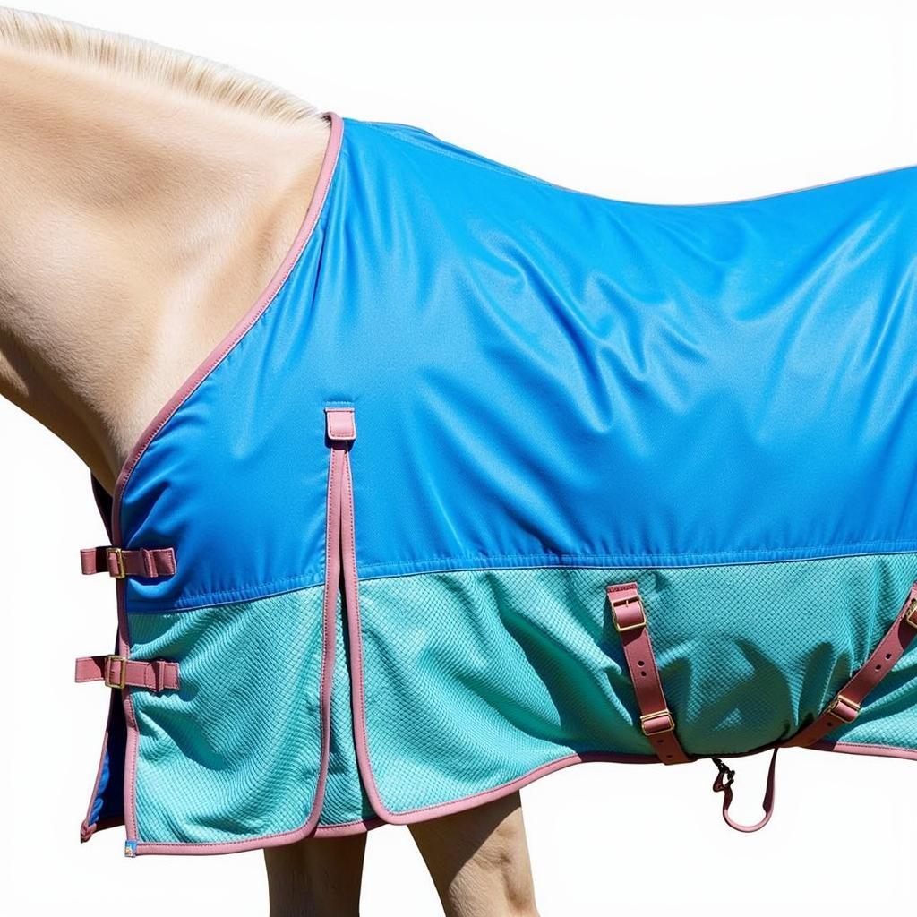 Close-up of Horse Cooler Fabric