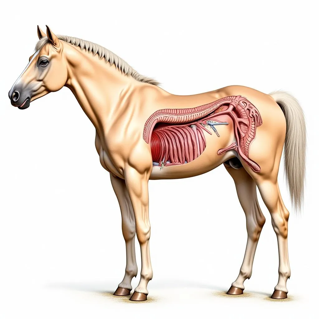 Horse Cumshoot Anatomy