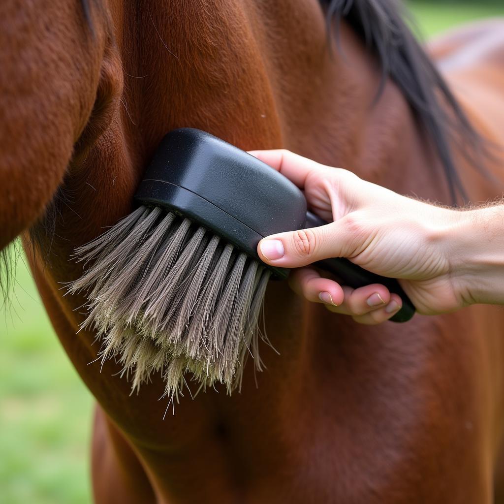 Horse Curry Brush Grooming