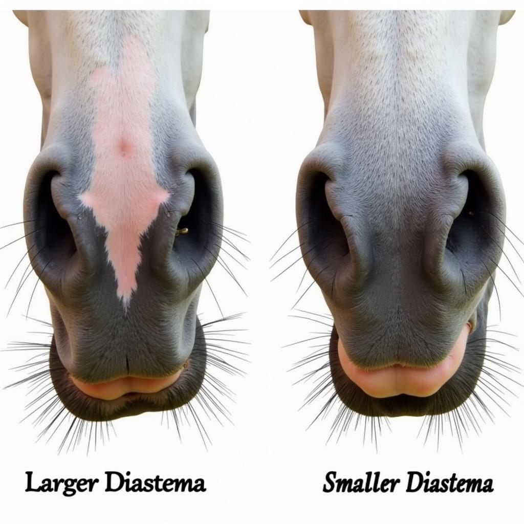 Horse Diastema Size Variations