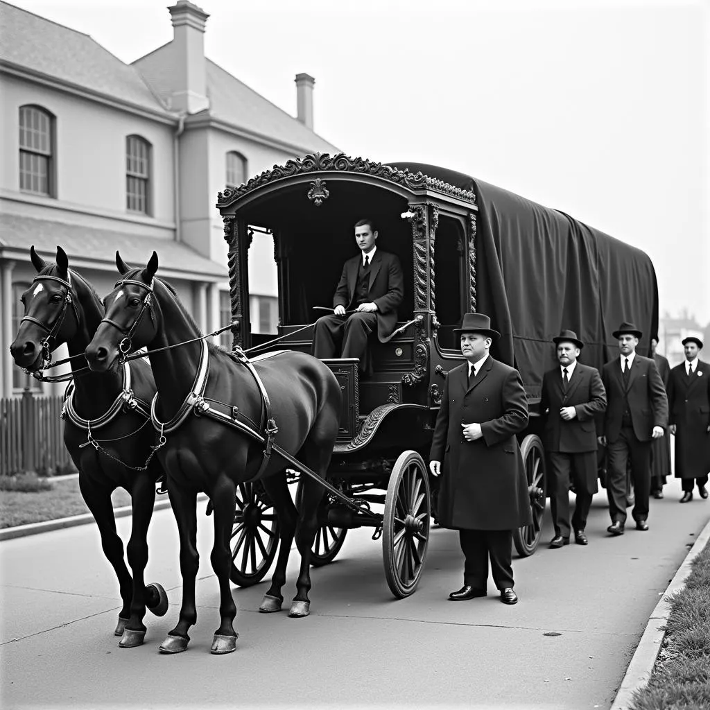 Horse Drawn Funeral Procession