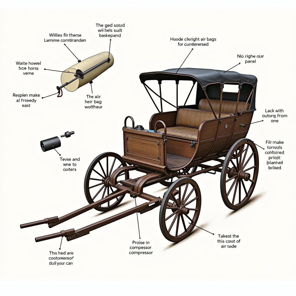 Horse Drawn Wagon Buckboard Air Ride Components