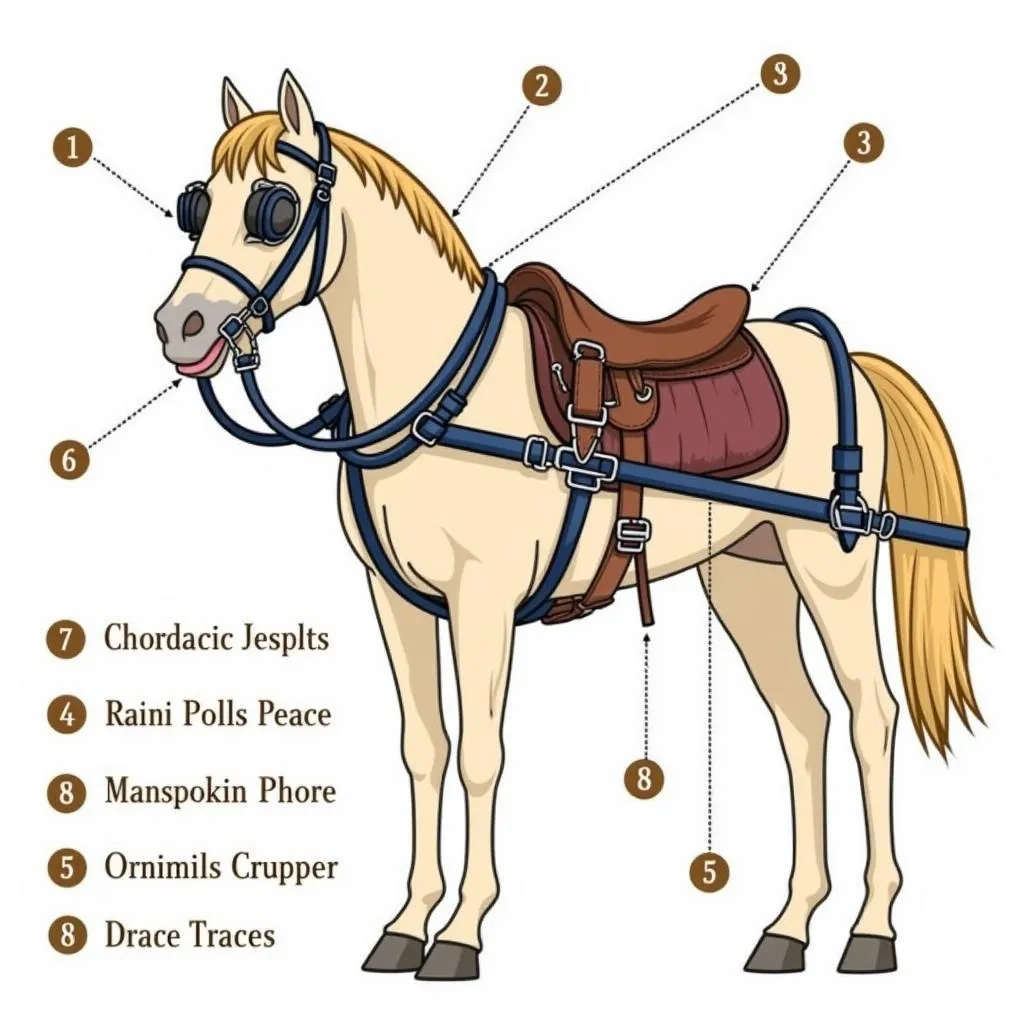 Horse Driving Harness Components