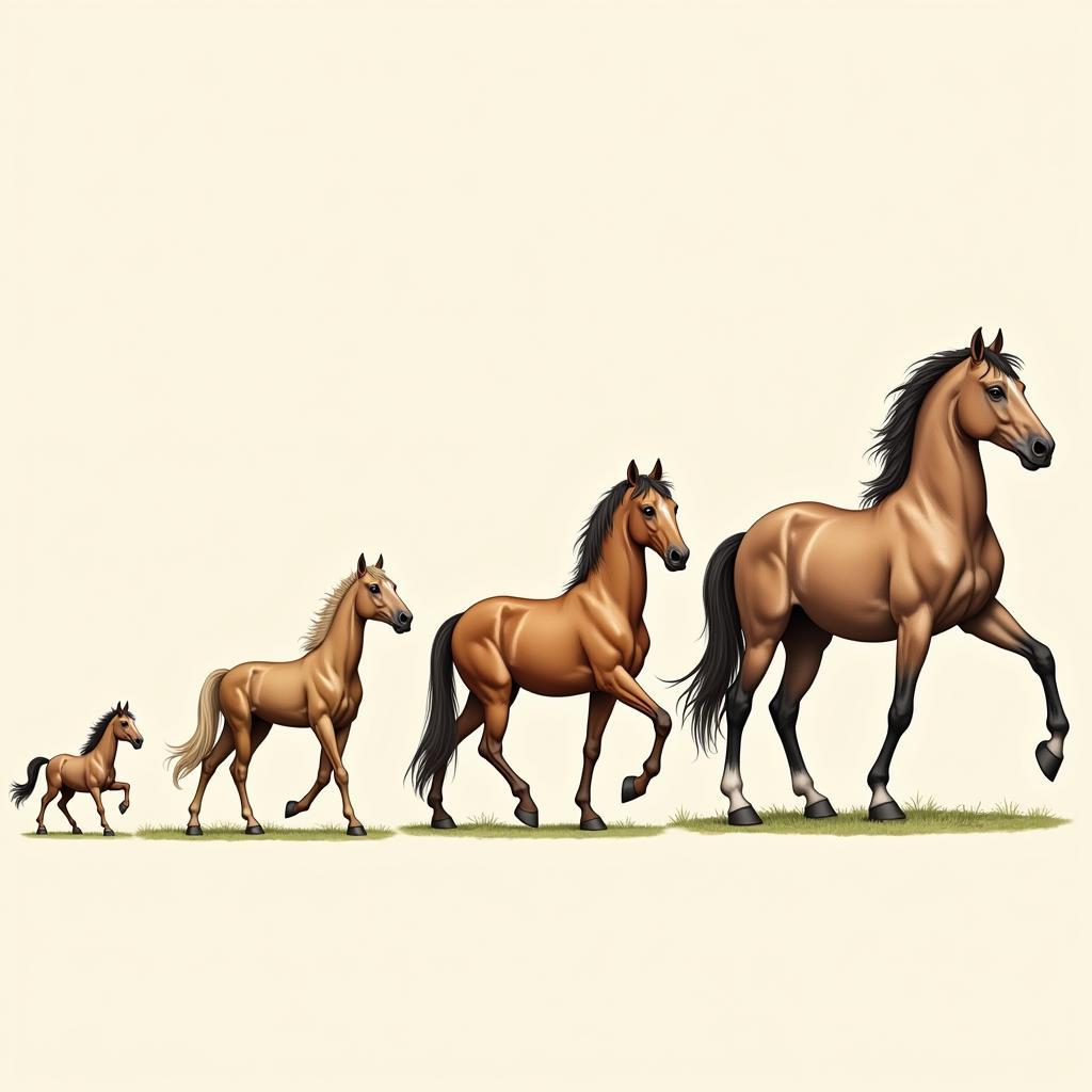 Horse Evolution Timeline