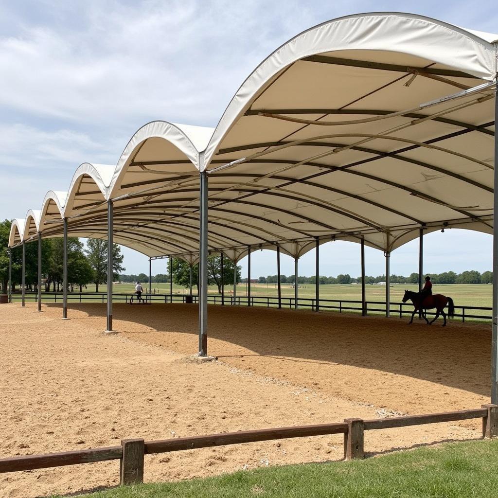 Horse Fabric Panels Outdoor Arena