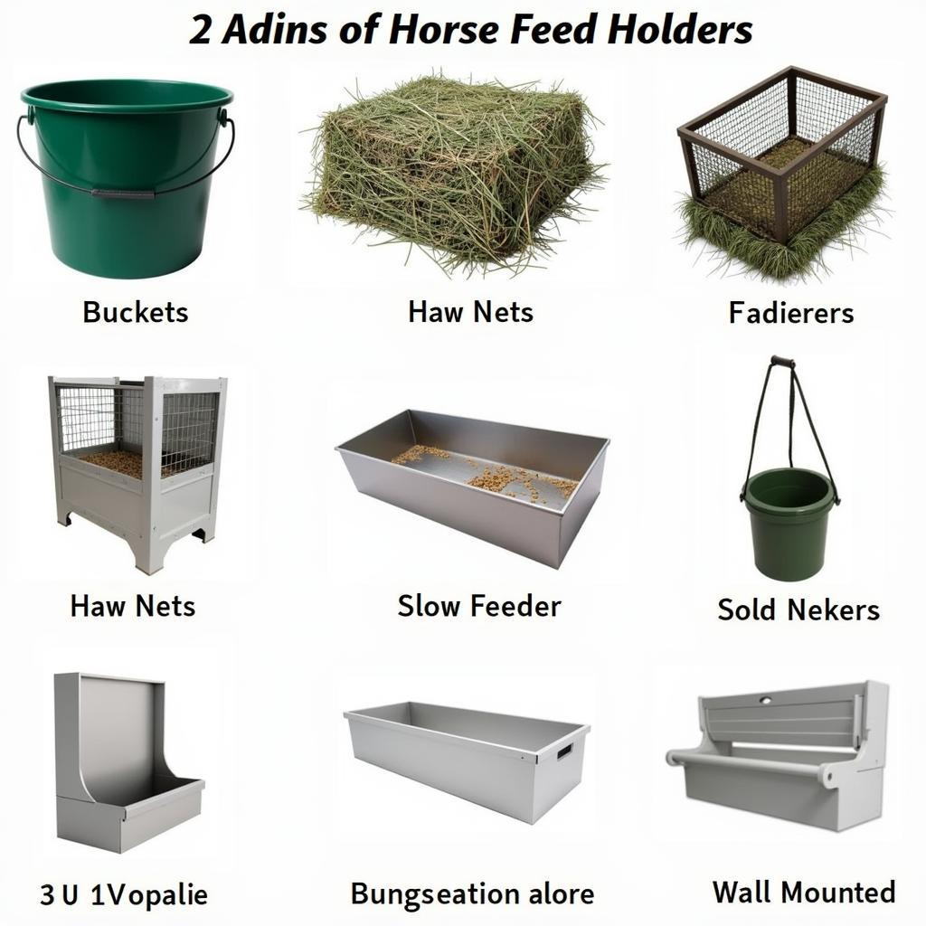 Different Types of Horse Feed Holders